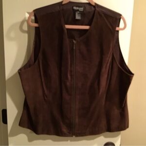Style & Company Suede vest